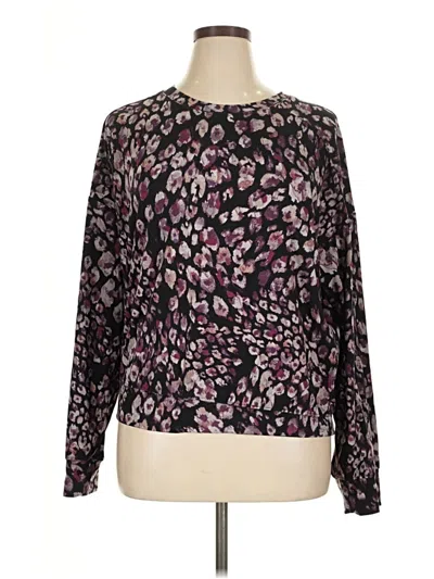 Pre-owned Peyton Jensen Pullover Sweater In Purple