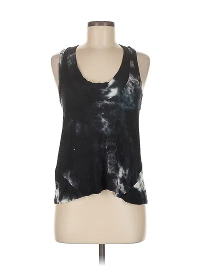 Pre-owned Peyton Jensen Tank Top Black Halter Neckline Tops