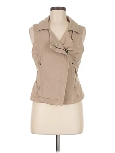 Pre-owned Peyton Jensen Vest In Brown