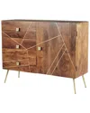 Peyton Lane 2-door Buffet In Brown