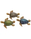 Peyton Lane 3pc Turtle Set