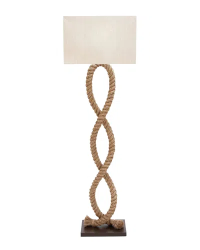 Peyton Lane 63in Coastal Inspired Floor Lamp In Neutral