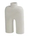 Peyton Lane Abstract Ceramic Arched Vase In White