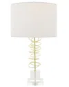 Peyton Lane Abstract Overlapping Ring Accent Lamp With Square Base
