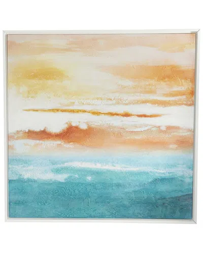 Peyton Lane Abstract Sunset Framed Wall Art In Multicolor