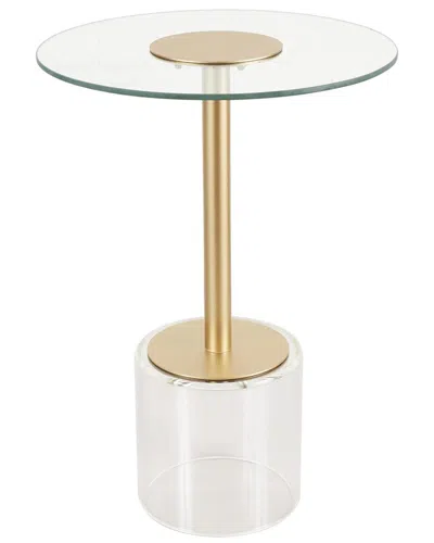 PEYTON LANE PEYTON LANE ACCENT TABLE WITH ELEVATED BASE