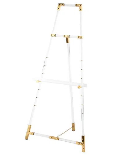 Peyton Lane Acrylic Plastic Adjustable 7-tier Display Easel In White