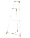 Peyton Lane Acrylic Plastic Adjustable 7-tier Display Easel In White