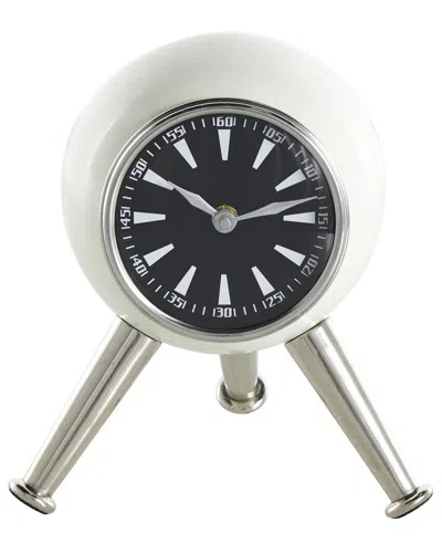Peyton Lane Aluminum Metal Orb Decorative Clock