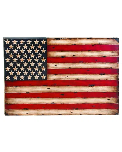Peyton Lane American Flag Wall Decor In Multicolor
