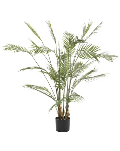 Peyton Lane Artificial Kwai Muk Plant Decorative Foliage In Green