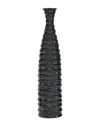 Peyton Lane Black Stoneware Traditional Vase In Black