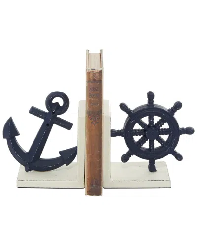 Peyton Lane Blue Coastal Bookends