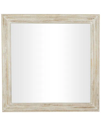 Peyton Lane Bohemian Mango Wood Wall Mirror In Brown