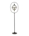 Peyton Lane Bronze Iron Modern Candle Holder Lantern In Black