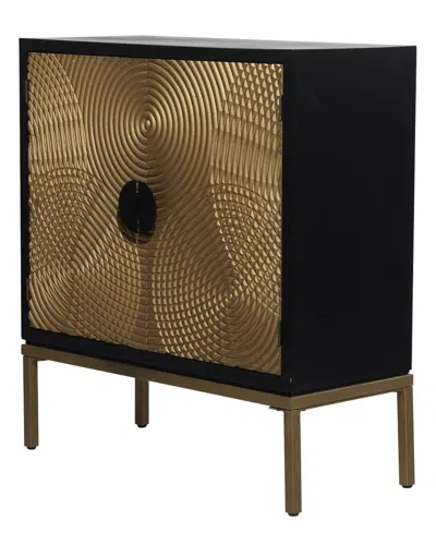 Peyton Lane Bronze Wood Contemporary Cabinet