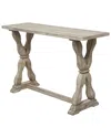 Peyton Lane Brown Farmhouse Console Table In Brown