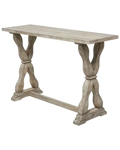 PEYTON LANE PEYTON LANE BROWN FARMHOUSE CONSOLE TABLE