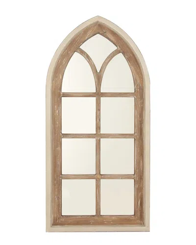 Peyton Lane Brown Vintage Wood Wall Mirror