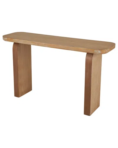 Peyton Lane Brown Wood Rectangle Console Table Wi