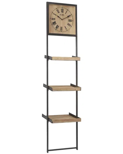 Peyton Lane Brown Wood Traditional Wall Shelf