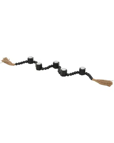 Peyton Lane Candle Holder In Black