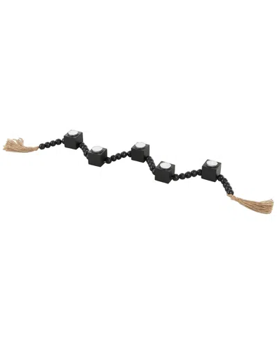 Peyton Lane Candle Holder In Black