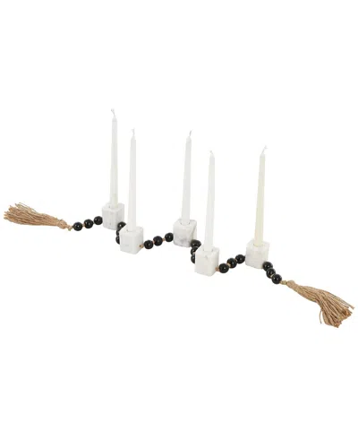 Peyton Lane Candle Holder In White