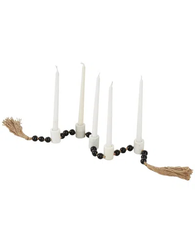 Peyton Lane Candle Holder In White