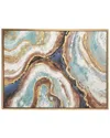 Peyton Lane Canvas Glam Geode Framed Wall Art