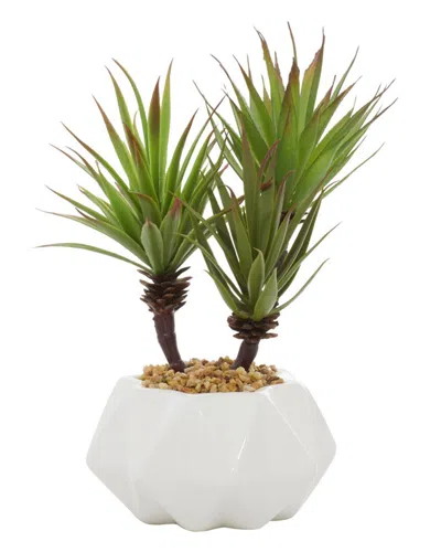 Peyton Lane Ceramic Artificial Foliage In White