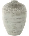 Peyton Lane Ceramic Handmade Antique Style Decorative Vase In Green