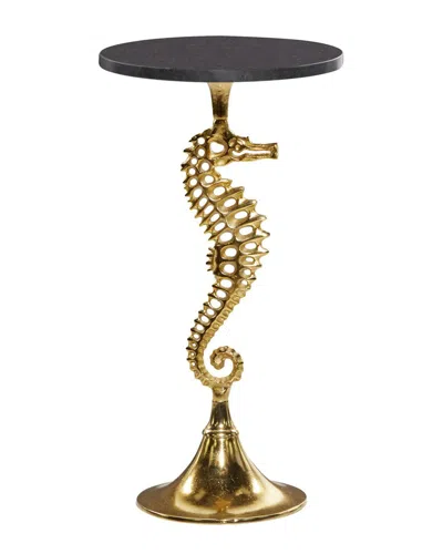 Peyton Lane Coastal Accent Table In Gold