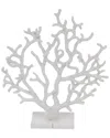 Peyton Lane Coastal Coral Polystone Sculpture In White
