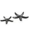 Peyton Lane Coastal Metal Sculpture Set In Black