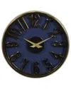 Peyton Lane Coastal Wall Clock In Blue