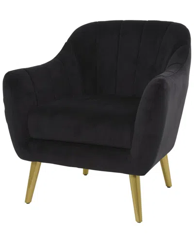 Peyton Lane Contemporary Accent Chair In Black