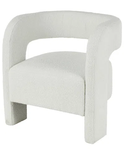 Peyton Lane Contemporary Accent Chair In White