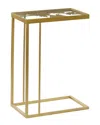 Peyton Lane Contemporary Accent Table In Gold