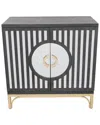 Peyton Lane Contemporary Cabinet In Black