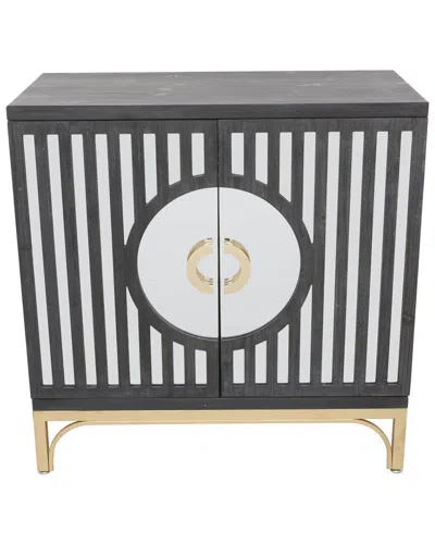 Peyton Lane Contemporary Cabinet In Black