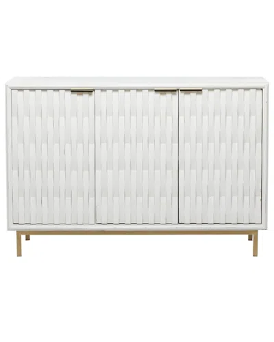 Peyton Lane Contemporary Cabinet In White
