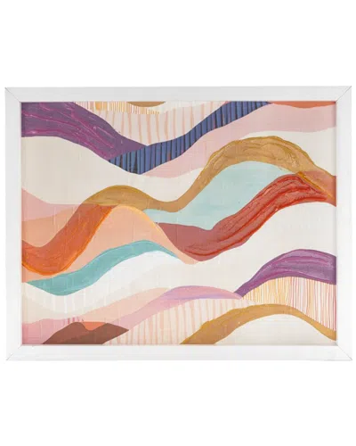 Peyton Lane Contemporary Canvas Framed Wall Art In Multi