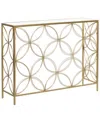 Peyton Lane Contemporary Console Table In Gold
