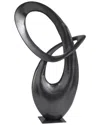 Peyton Lane Contemporary Metal Sculpture In Black