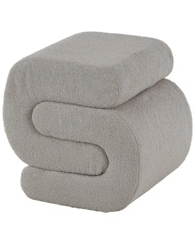 Peyton Lane Contemporary Ottoman In Brown