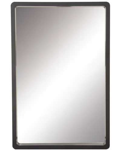 Peyton Lane Contemporary Rectangle Wall Mirror In Black