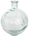 Peyton Lane Contemporary Recycled Glass Vase In Blue