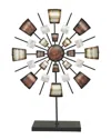 Peyton Lane Contemporary Starburst  Metal Sculpture In Multi