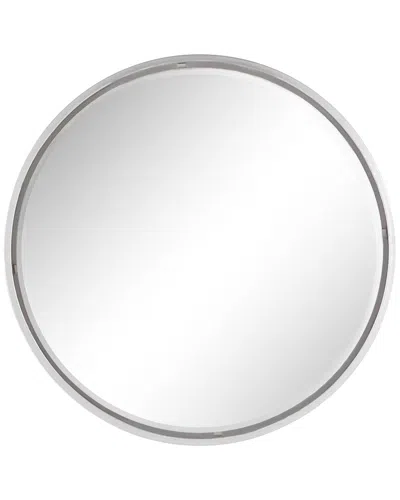 Peyton Lane Silver Contemporary Metal Wall Mirror